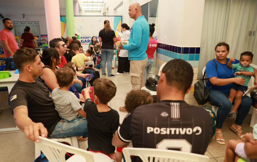 Vacinas serão aplicadas em crianças acompanhadas dos pais