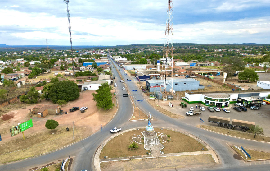 Vista parcial de Dianópolis, que nesta terça completa 141 anos de muita história