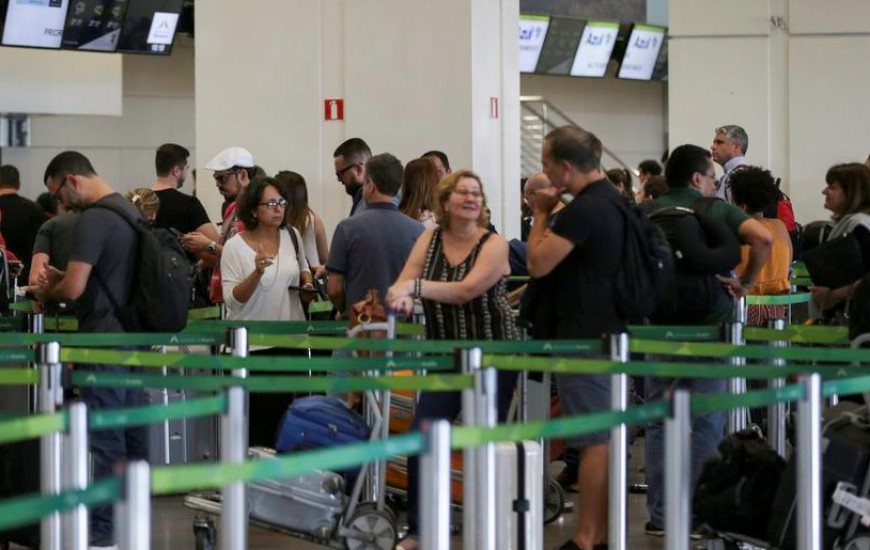 91.947.666 passageiros foram transportados em voos domésticos