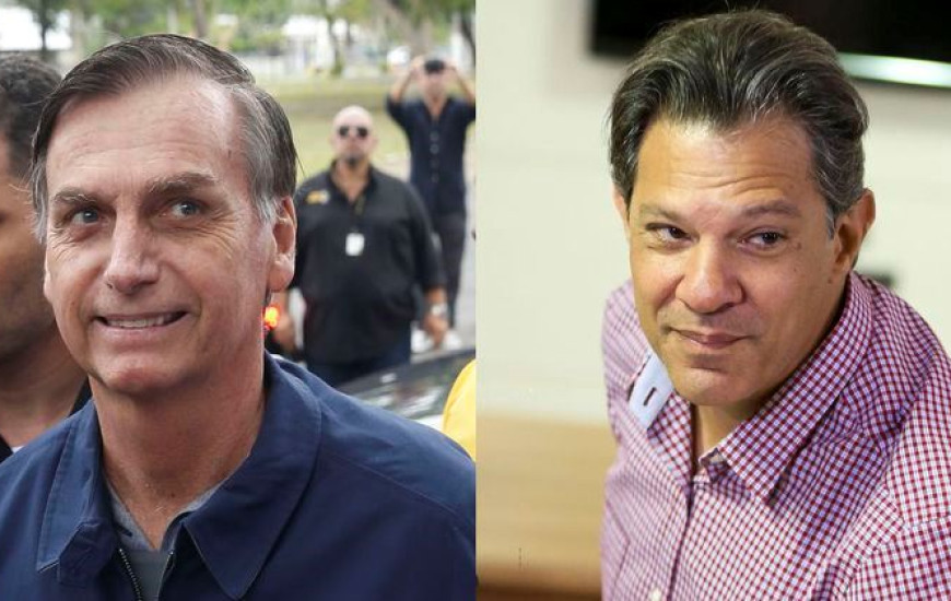 Bolsonaro e Haddad se enfrentam nas urnas no próximo dia 28