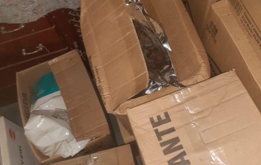  Parte do material recuperado