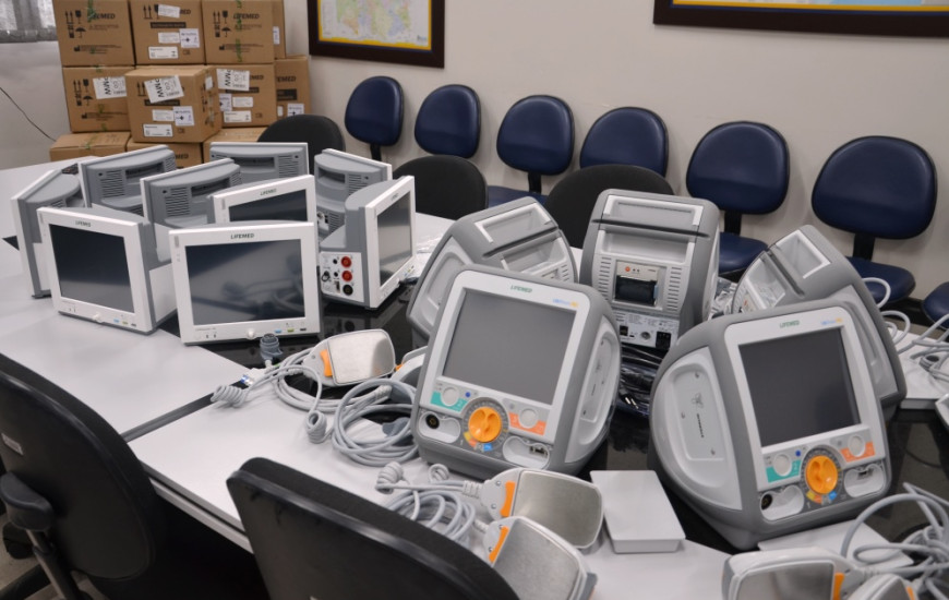 Equipamentos foram entregues por representante do Ministério da Saúde