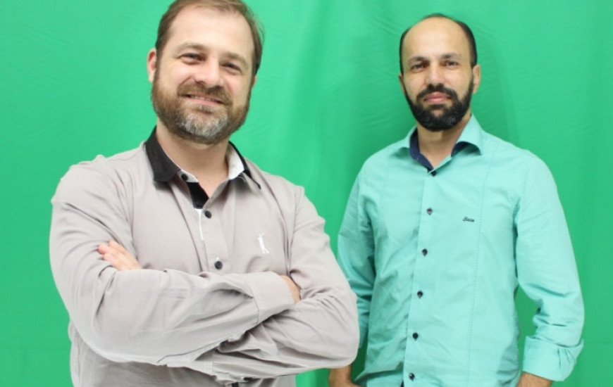 Médico Hugo Mendes e professor André Martins