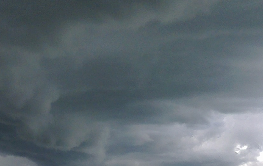 As chuvas serão acompanhadas por descargas elétricas