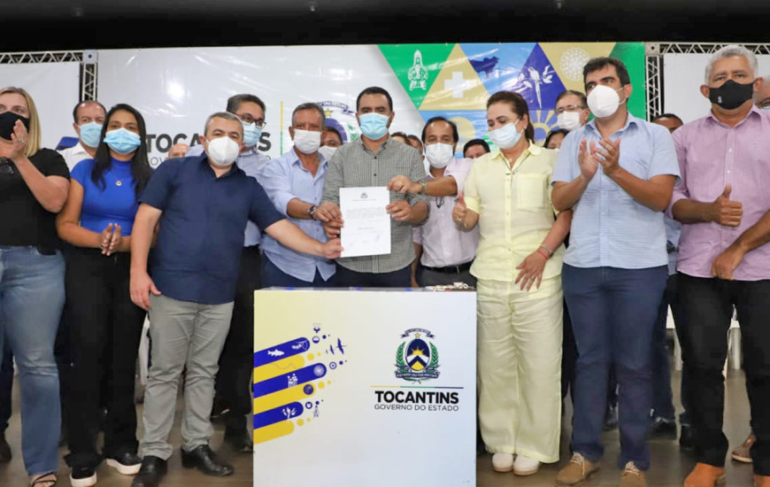 Governador assinou um Termo de Cooperação Técnica com a Prefeitura de Porto 