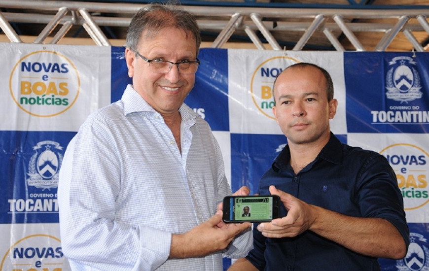 Marcelo Miranda recebe a primeira CNH-e do Tocantins