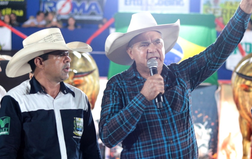 Fred Sodré e o presidente da Faet, Paulo Carneiro