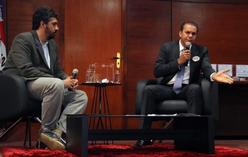 Ataídes Oliveira em sabatina na OAB