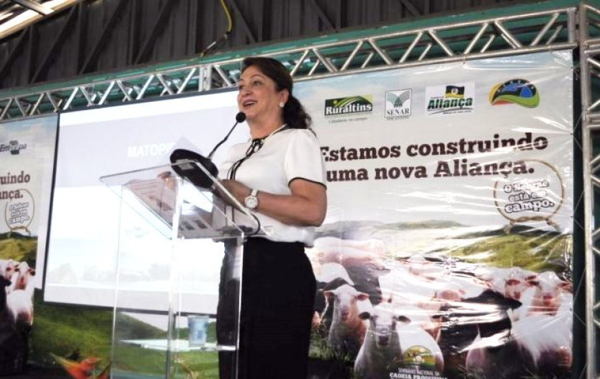 Ministra Kátia Abreu em Aliança