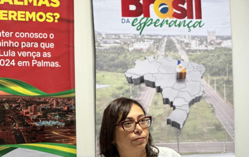 Roberta Tum, presidente do PCdoB Palmas