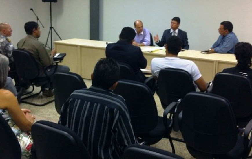 Reunião na sede do MPE