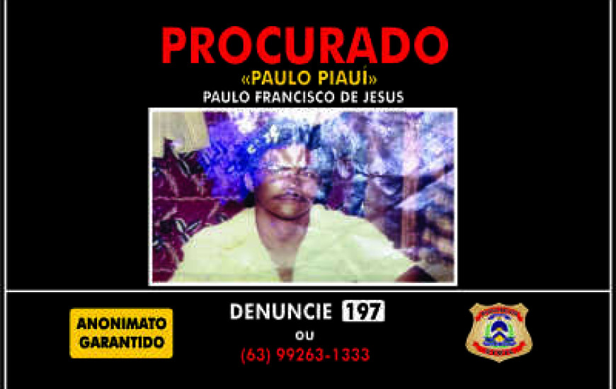 ´"Paulo Piauí" tirou vida de homem com golpes de facão.