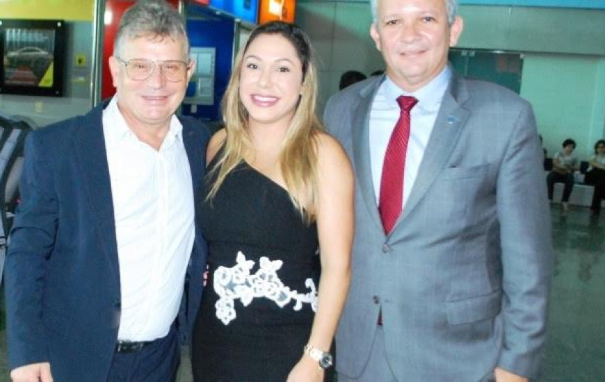 Luana e Agnolin receberam ministro no TO