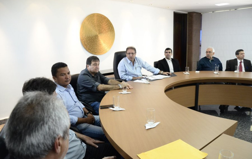 Governador recebe prefeitos
