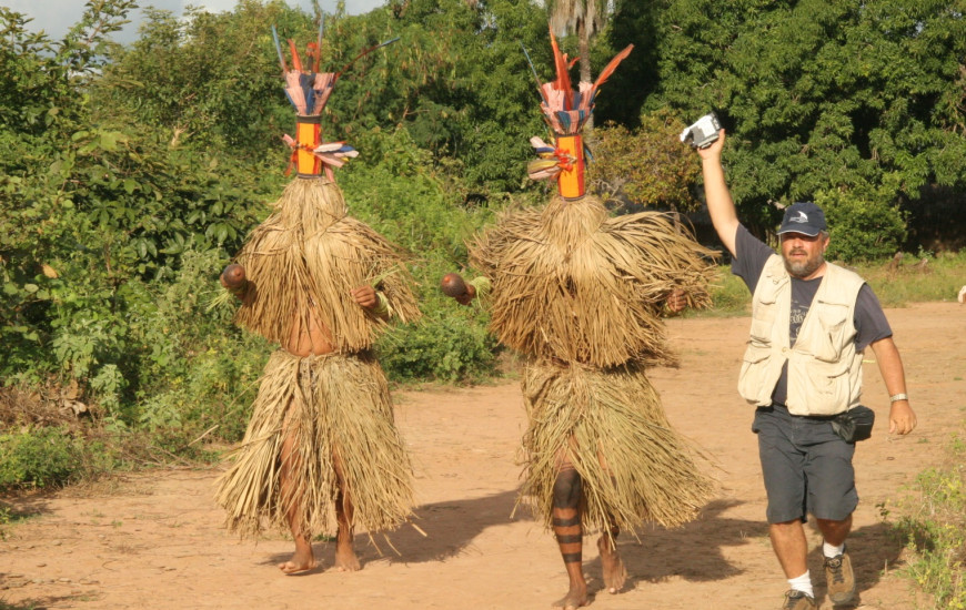 Parte viva da tradição Karajá, os Aruanãs vão dançar na abertura