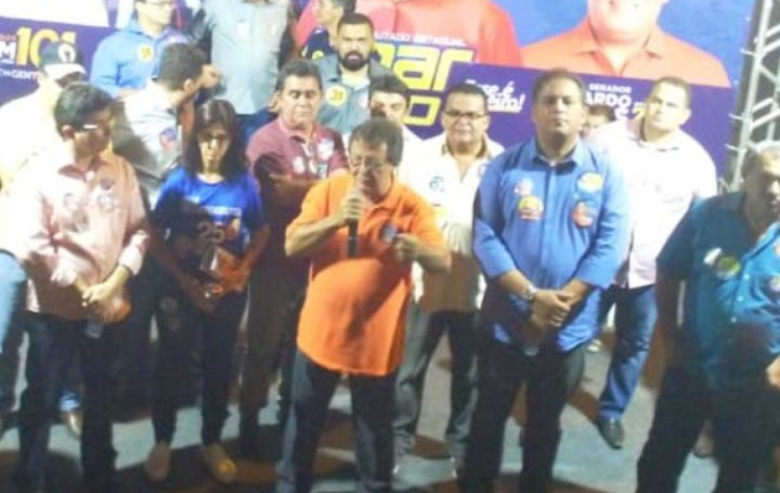 Gomes participou de lançamento de candidatura em Colmeia