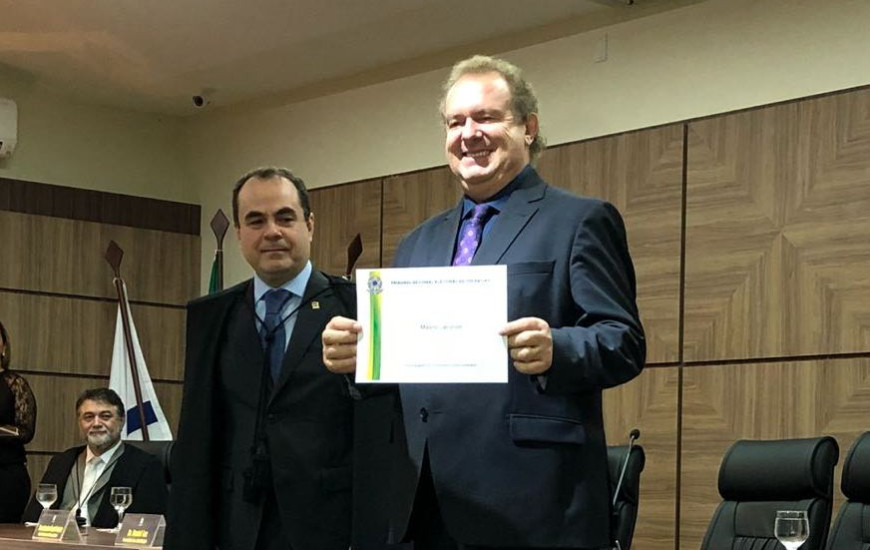 A solenidade de diplomação foi presidida por Marco Villas Boas