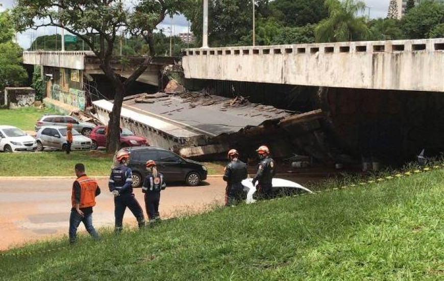 desabamento em Brasília 