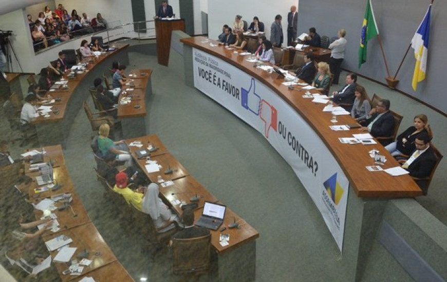 Audiência pública discute maioridade penal