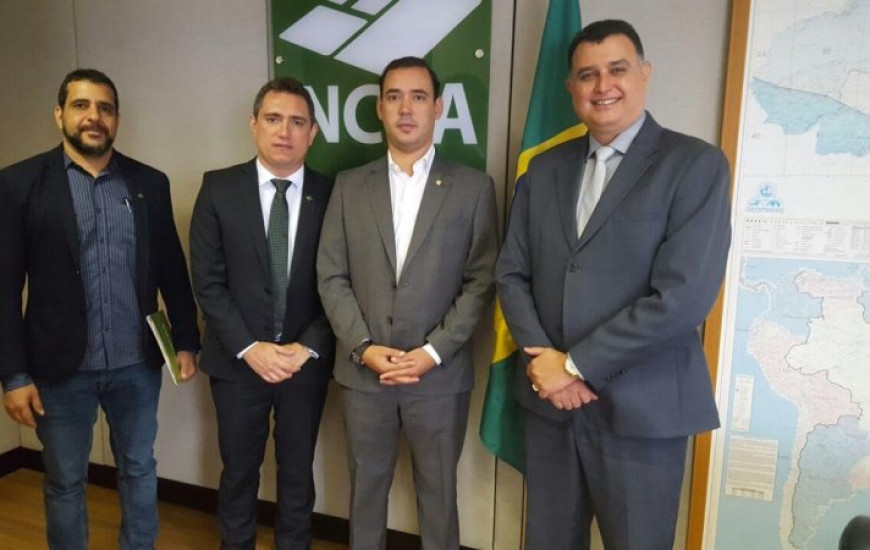 Vicentinho Jr e Vicentinho Alves no Incra