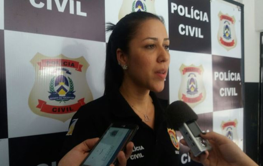 Delegada da DRCC, Milena Santana de Araújo Lima,