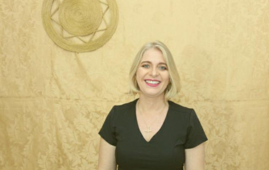 Vice-prefeita de Ponte Alta, Juliana Gastaldi.