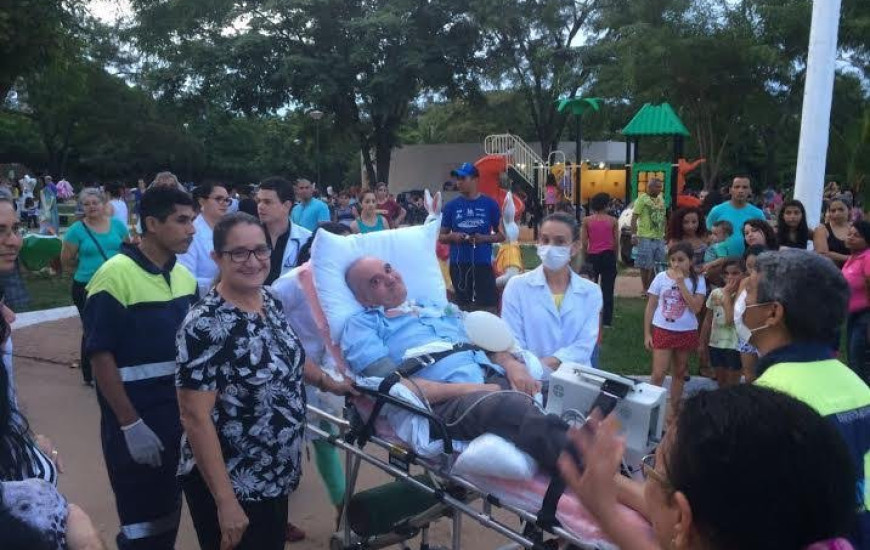 Joaquim está internado há um ano e 3 meses no HGP