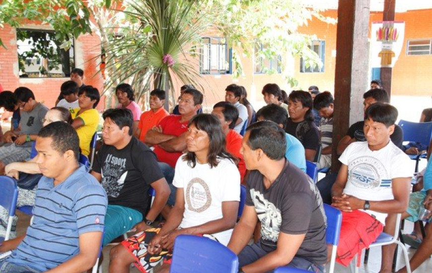 Professores em capacitação para Educação Indígena