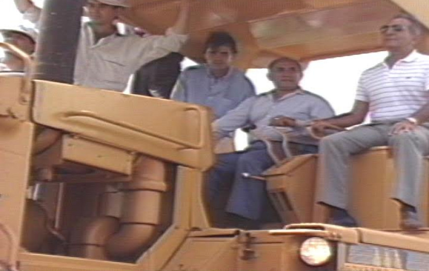 Siqueira Campos na construção de Palmas