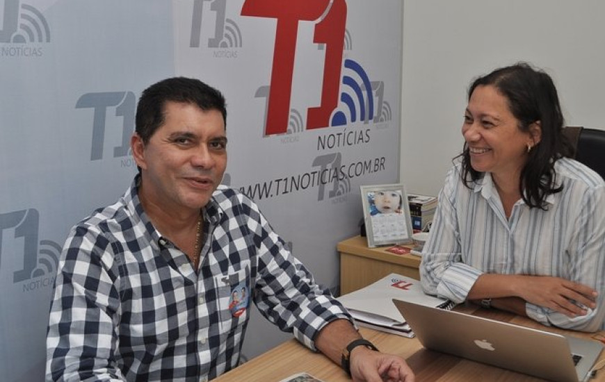 Amastha visita T1 Notícias