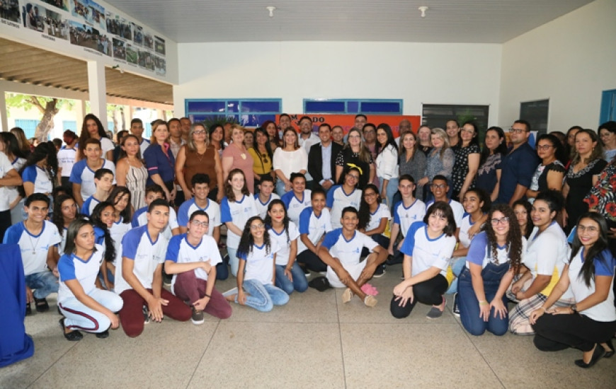 Visita foi acompanhada por uma comitiva formada por 40 diretores das UE