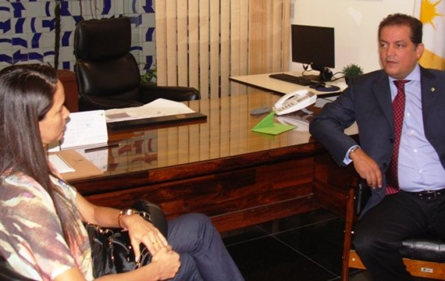 Prefeita foi recebida pelo deputado