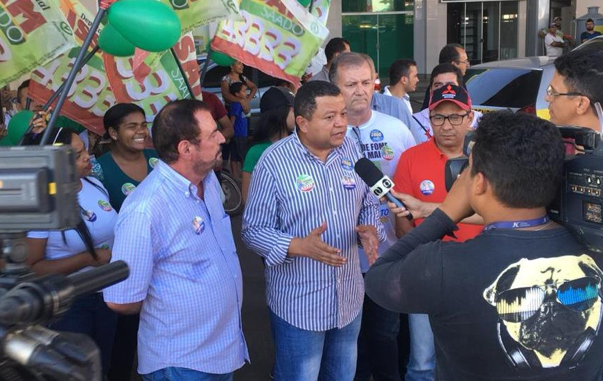 Márlon Reis esteve em Araguaína nesta segunda-feira, 10