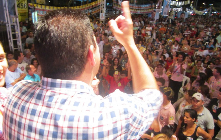 Comício na Palmas Brasil