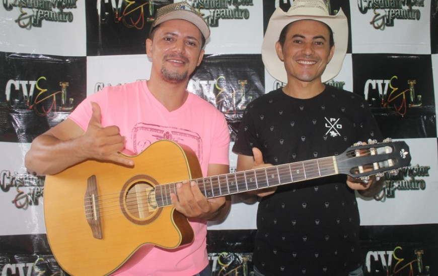 Cristhian Victor e Leandro participarão nessa sexta, 29, da Noite Cultural