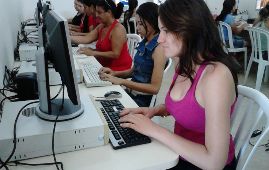 Curso de informática já está em andamento