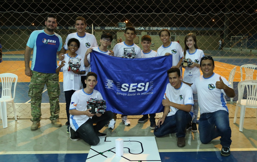 Equipe se destacou na fase estadual e agora competirá na fase nacional