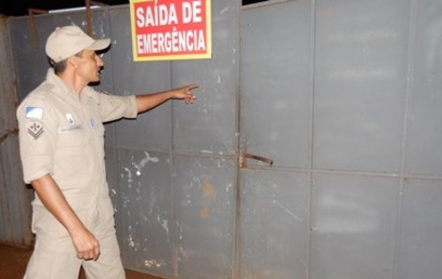 Vistoria aponta estabelecimentos irregulares