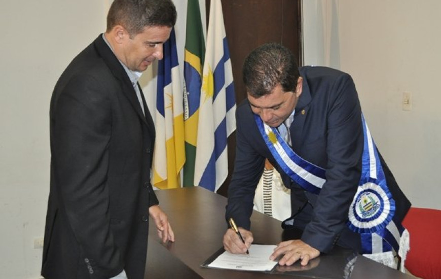 Marcílio quando tomou posse em janeiro