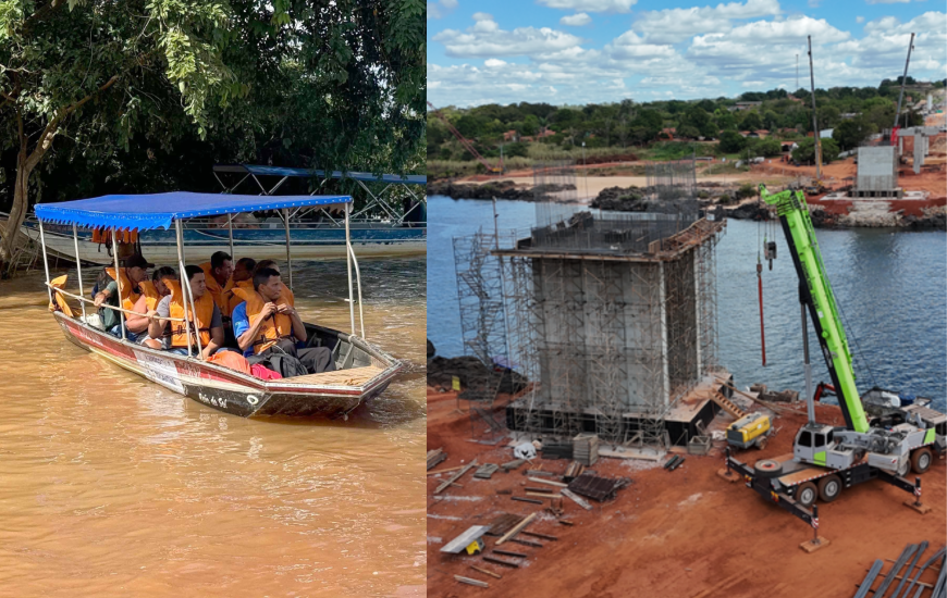 Ponte deve ficar pronta em dezembro; até lá, travessia gratuita está assegurada