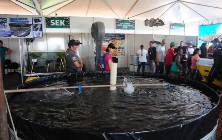 Pavilhão da piscicultura movimenta Agrotins 2016