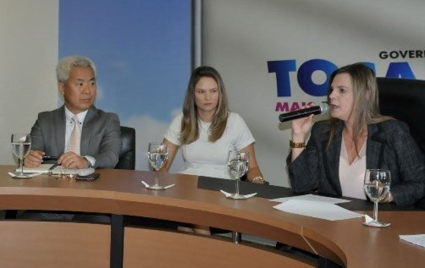 Claudia recebe empreendedores sul-coreanos