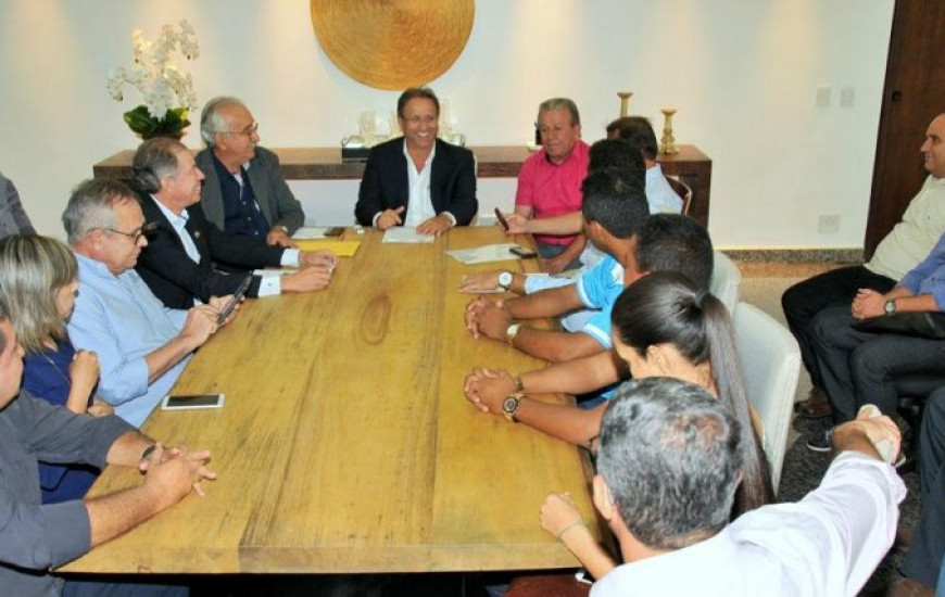 Reunião foi realizada no Palácio Araguaia