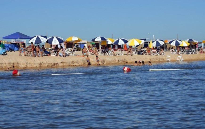 Praia da Ilha, em Caseara