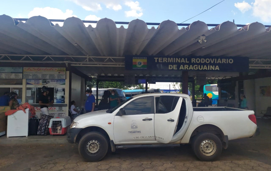 Averiguação da situação da rodoviária de Araguaína