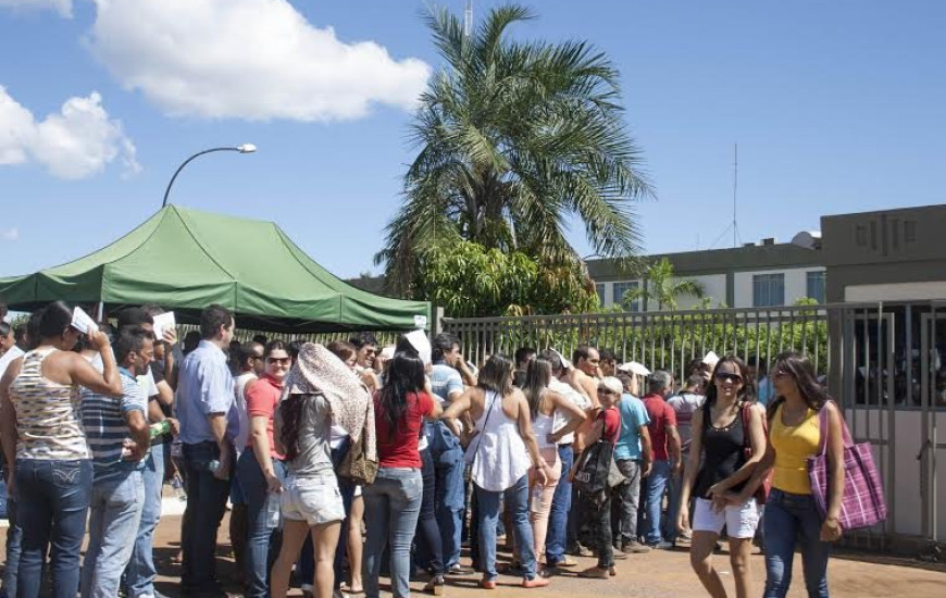 Cerca de 2.500 candidatos faltaram