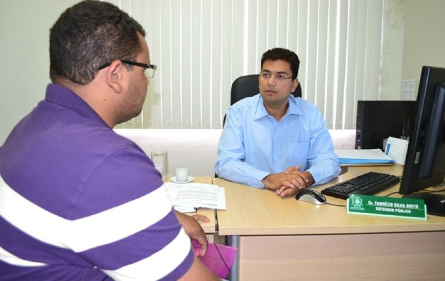 Atendimento na Defensoria