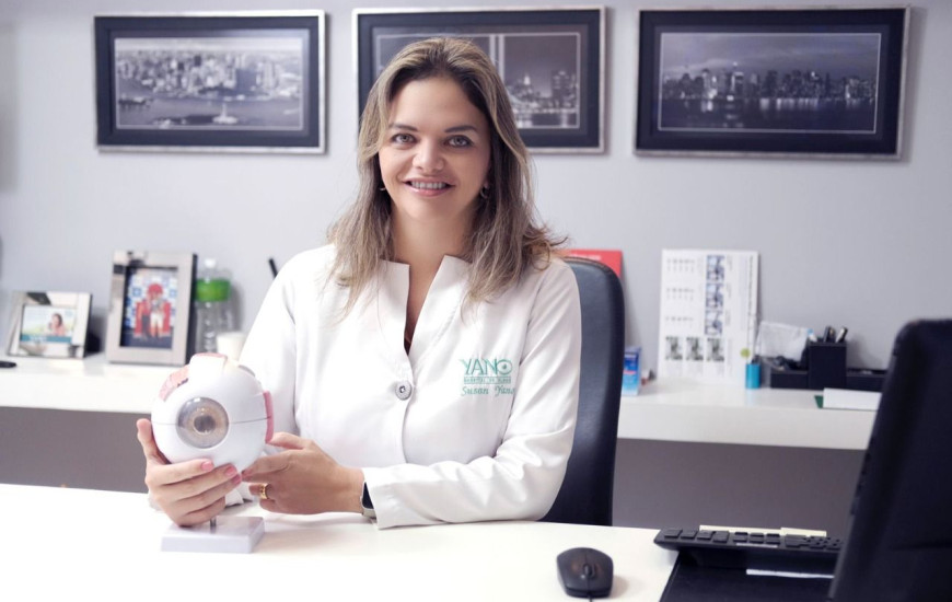 Médica oftalmologista Susan Yano