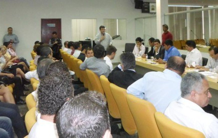 Empresários se reuniram com vereadores na Câmara