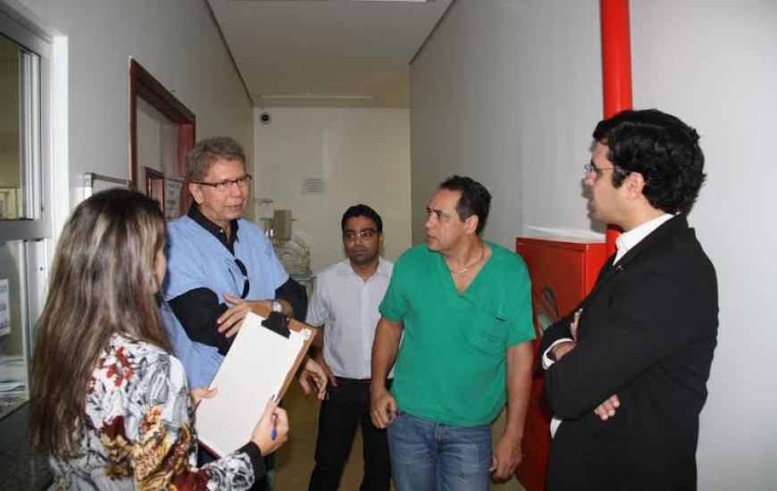 Vistoria foi feita nesta quinta-feira